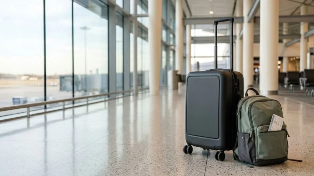 Airport carry on rules for a suitcase and personal bag