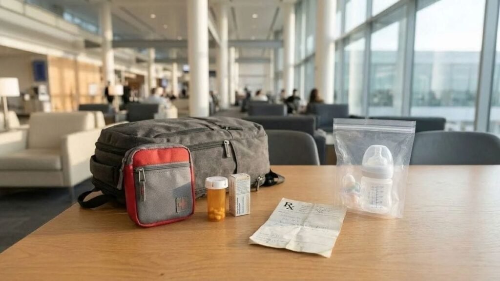 Airport carry on rules for medicines and baby feeding items