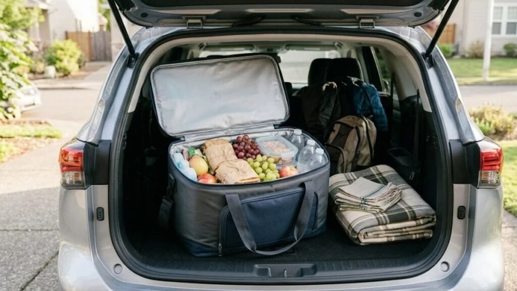How to plan a road trip on a budget with a cooler of sandwiches and fruit