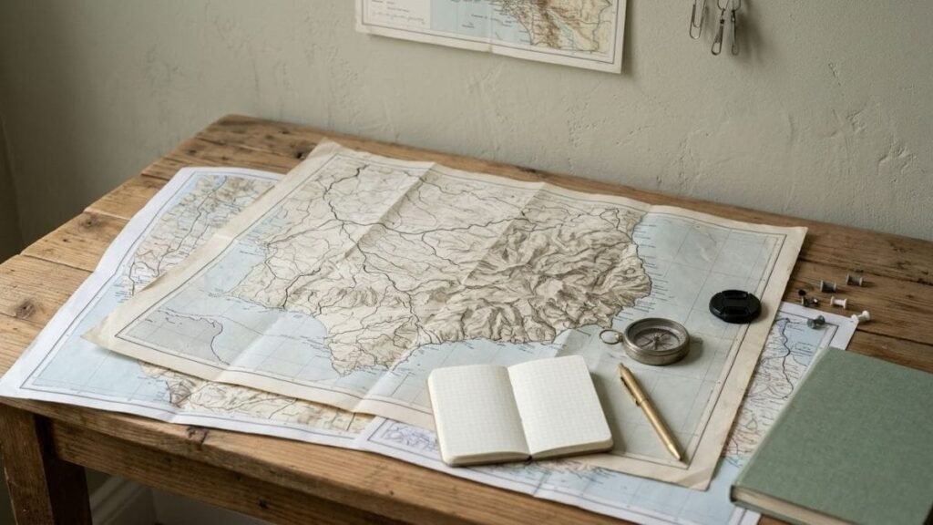 World map with pins for how to plan an international trip